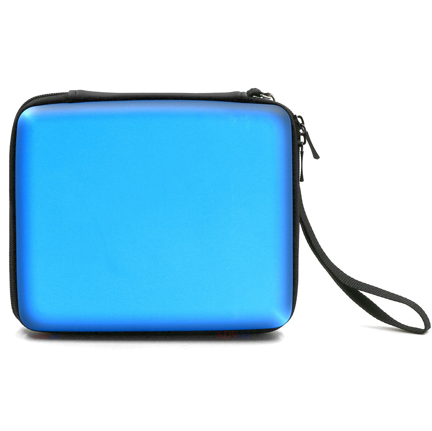 ADVcer 2DS Case - EVA Waterproof Hard Shield, Double Zipper, Blue, Model ADV_2DS_Case_BU