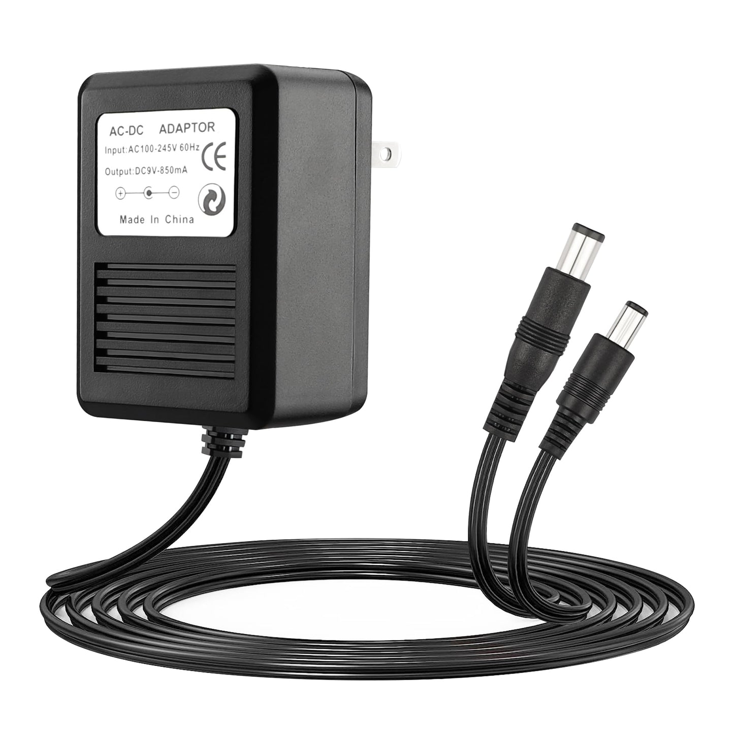 FNKTQL for SNES Power Supply  NES Power Cord Compatible with Super Nintendo/SNES/NES/Sega Genesis mk1 / Genesis 2 / Atari Jaguar