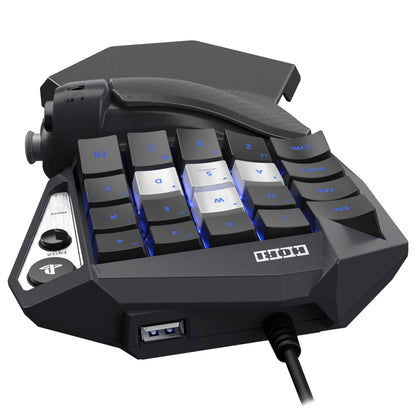 HORI Tactical Assault Commander Mechanical Keypad for PS5, PS4 & PC - Black, Model SPF-030U, Ideal for FPS & MMO Gaming