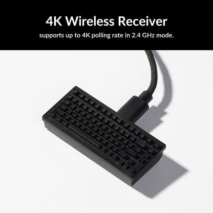 Keychron M3 Mini Wireless Optical Mouse - 55g, 26,000 DPI, Bluetooth 5.1, 2.4GHz, Black