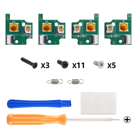 eXtremeRate Back Paddles Replacement Switch Board Kit for PS5 Edge Controller, Custom Redesigned LB RB Buttons Enhancement Repai