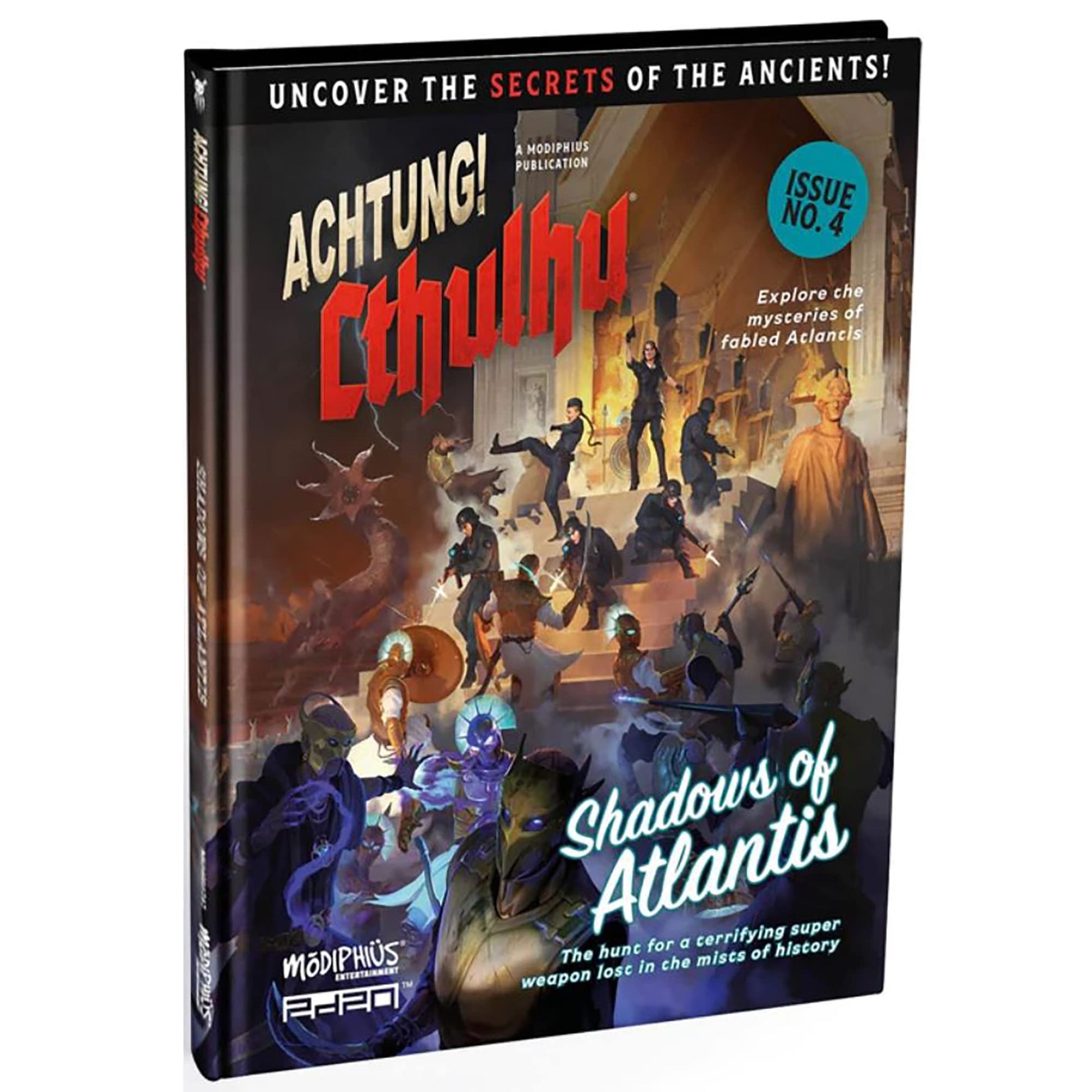 Impressions Achtung! Cthulhu: Shadows of Atlantis 2d20 Edition - Expansion Hardcover RPG Book