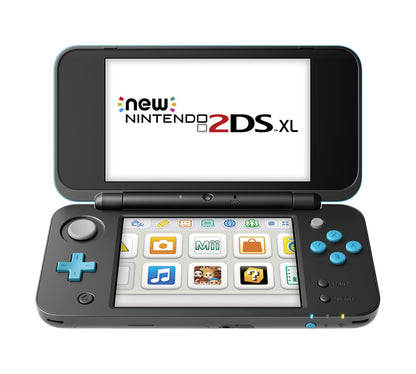 Nintendo New 2DS XL Handheld Console - Black + Turquoise, Model JANSOAAB