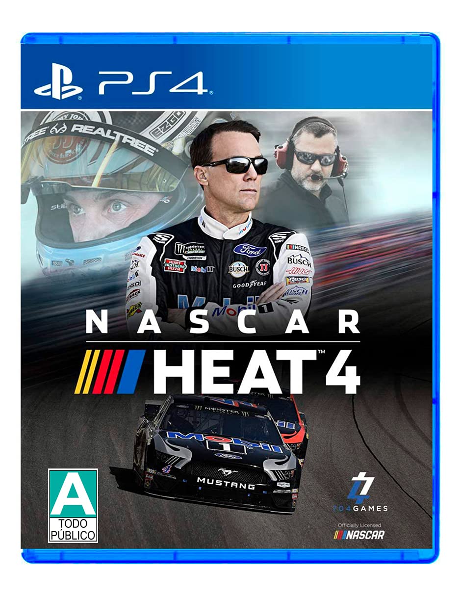 U&I Entertainment NASCAR Heat 4 Video Game for PlayStation 4 - Model NASC4PS4