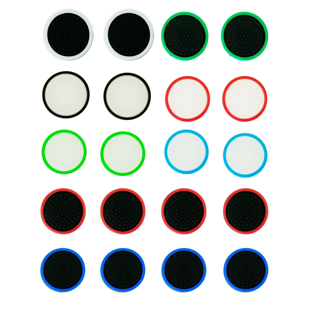 CTHTBZ 20PCS Silicone Joy-Con Thumb Grip Caps  Analog Thumbstick Joystick Covers Compatible with Nintendo Switch/Lite/OLED Controller Accessories