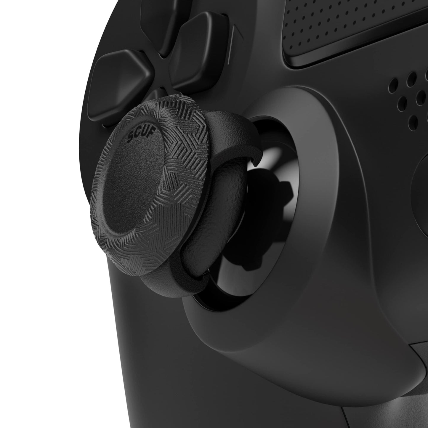 SCUF Universal Thumbstick Grips - 4 Pack with 2 Bases, Black, Model 902-601-01-001-NA