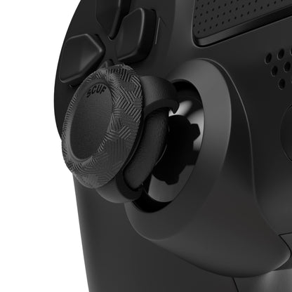 SCUF Universal Thumbstick Grips - 4 Pack with 2 Bases, Black, Model 902-601-01-001-NA