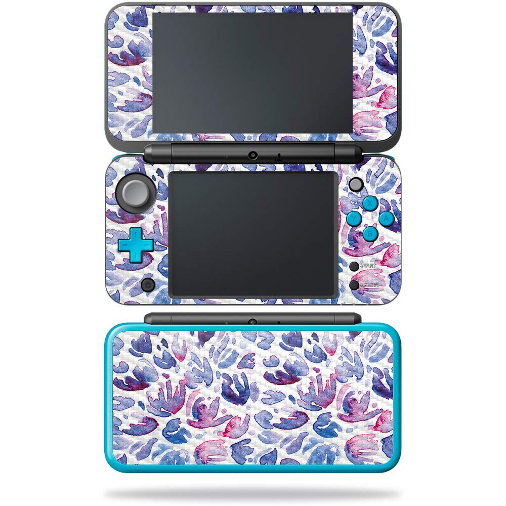 MightySkins Carbon Fiber Skin for Nintendo New 2DS XL - Rainbow Pineapples | Protective  Durable Textured Carbon Fiber Finish | Easy to Apply  Remove  and Change Styles | Made in The USA