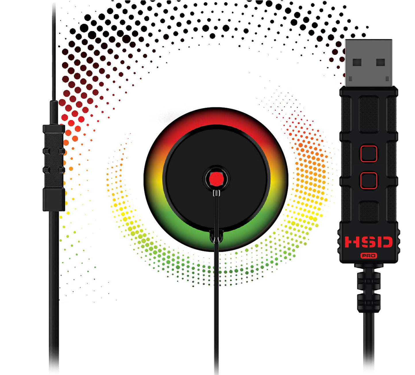 Hipshotdot PRO Color and Brightness Control Dot LED Aim Assist Mod for Gaming TV Compatible with Xbox  Playstation  Nintendo and PC - Works with All Shooter Video Games and FPS or TPS PRO
