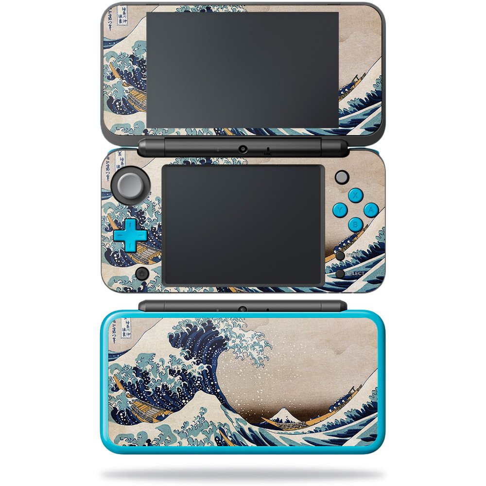 MIGHTY SKINS Nintendo 2DS XL Skin - Great Wave of Kanagawa, Durable Vinyl Decal, Easy Apply/Remove, 8 Length