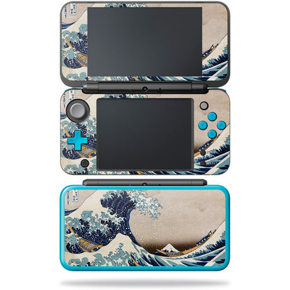 MIGHTY SKINS Nintendo 2DS XL Skin - Great Wave of Kanagawa, Durable Vinyl Decal, Easy Apply/Remove, 8 Length