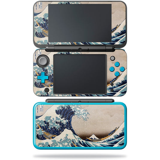 MIGHTY SKINS Nintendo 2DS XL Skin - Great Wave of Kanagawa, Durable Vinyl Decal, Easy Apply/Remove, 8 Length