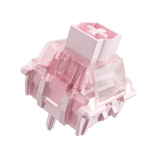 Fejwlvs Pink Magnetic Keyboard Switches  Linear Factory Pre-lubed Freely Setting Pre-TraveSwitches for Magnetic Gaming Keyboard(72PCS)