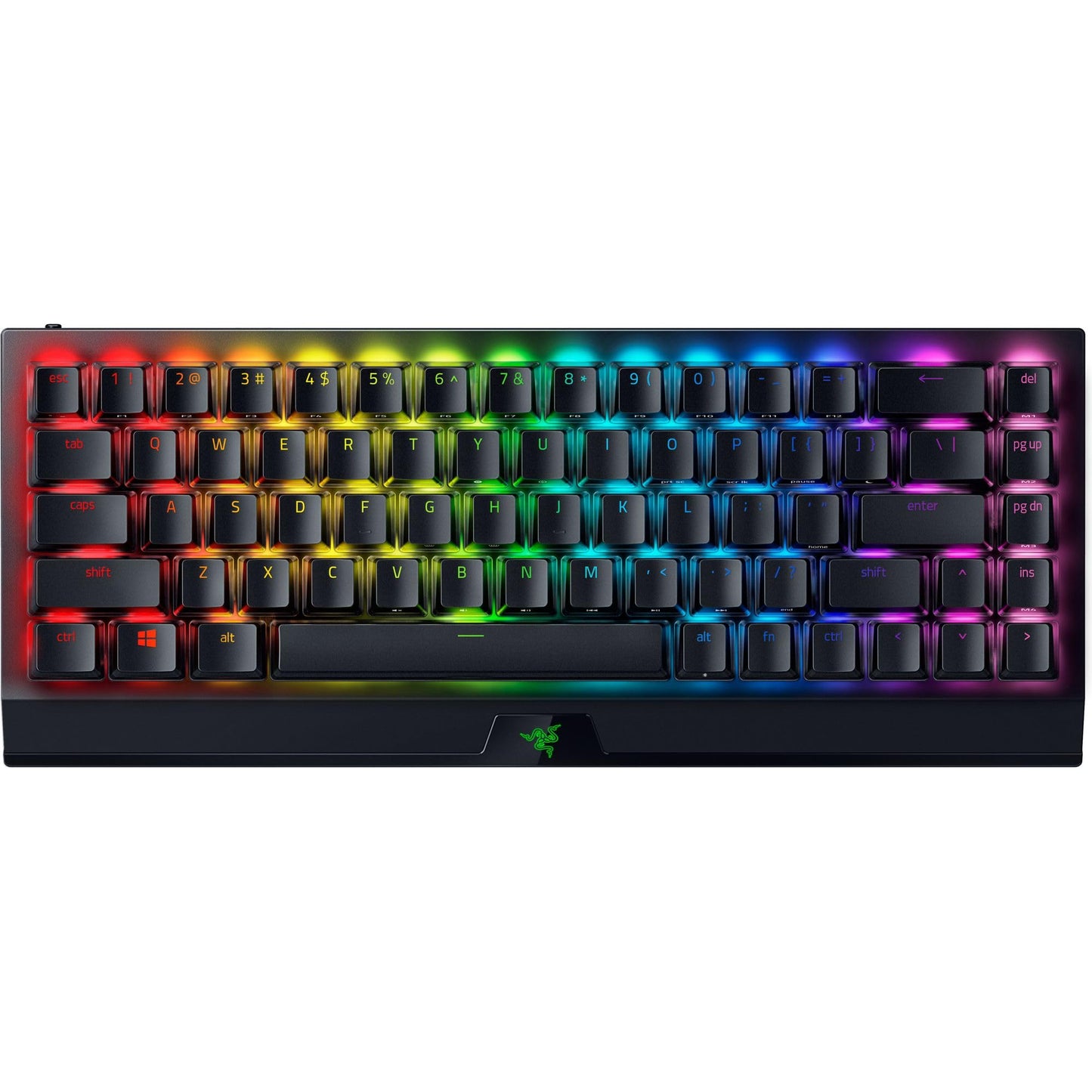 Razer BlackWidow V3 Mini HyperSpeed 65% Wireless Mechanical Gaming Keyboard: Yellow Mechanical Switches Linear & Silent - Phanto