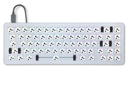 DROP ALT Mechanical Keyboard - 65% Gaming Keyboard, Hot-Swap Switches, RGB Backlighting, Barebones, Space Gray, Model MDX-31827-7