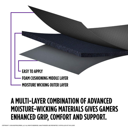 KontrolFreek Performance Grips for Xbox One/Series X - Nightfall Black, Model KFGRIPSXB1