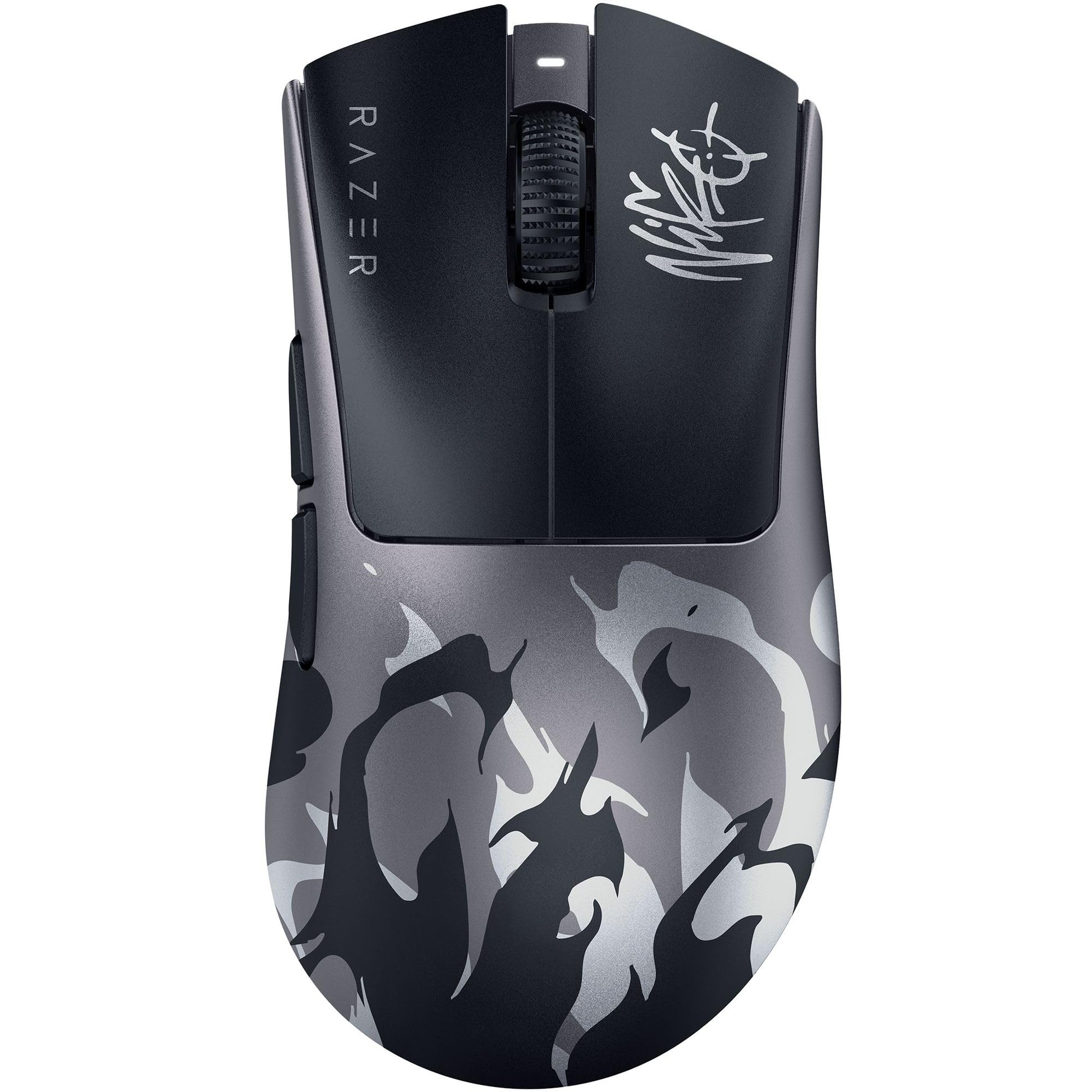 Razer DeathAdder V4 Pro Wireless Gaming Mouse: 57g Lightweight - 8000Hz Polling Rate - Optical Scroll Wheel - Optical Switches Gen-4 - Focus Pro 45K Sensor Gen-2 - Up to 150 Hr Battery - Niko Edition