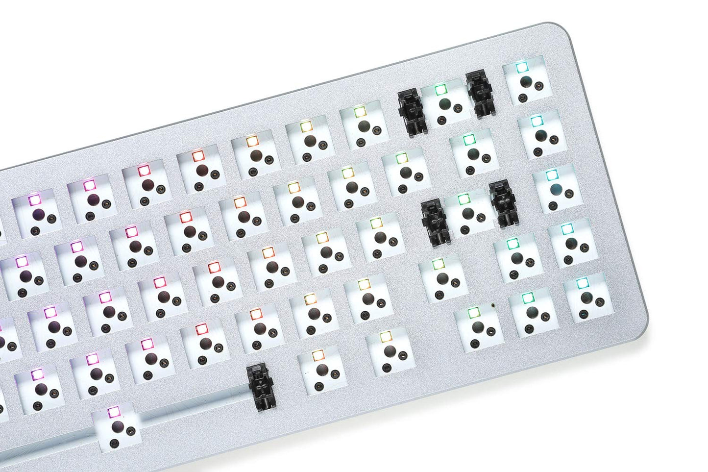 DROP ALT Mechanical Keyboard - 65% Gaming Keyboard, Hot-Swap Switches, RGB Backlighting, Barebones, Space Gray, Model MDX-31827-7