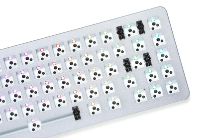 DROP ALT Mechanical Keyboard - 65% Gaming Keyboard, Hot-Swap Switches, RGB Backlighting, Barebones, Space Gray, Model MDX-31827-7