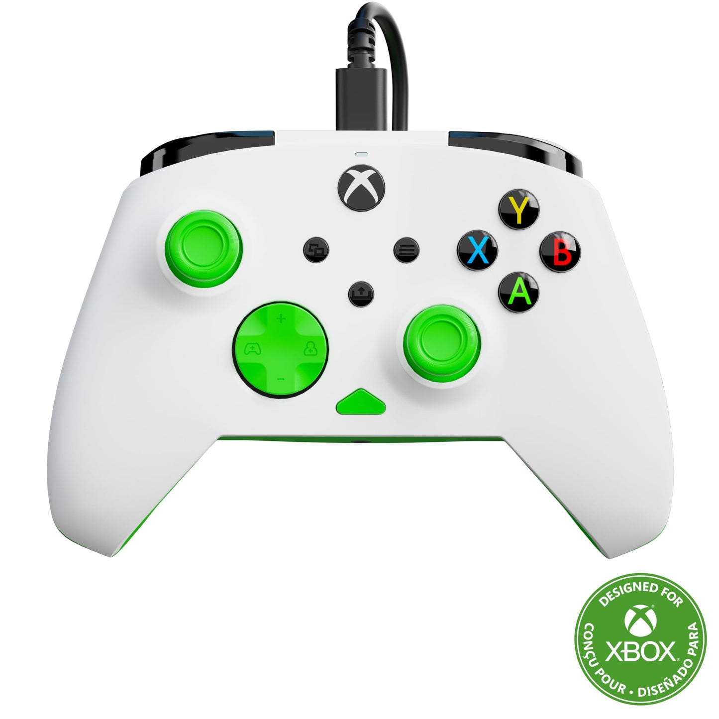 Turtle Beach Rematch Core Wired Gaming Controller - Licensed for Xbox Series X|S  Xbox One & Windows PCs - Audio Controls  Rumble Motors & Impulse Triggers  Companion App - White/Green