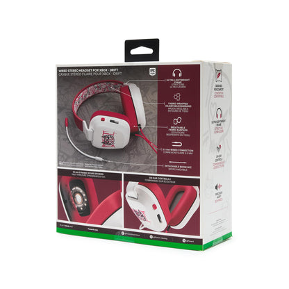 PowerA Wired Stereo Headset for Xbox Series X|S - Fortnite: Drift, Officially Licensed, Model XBHS0461-01