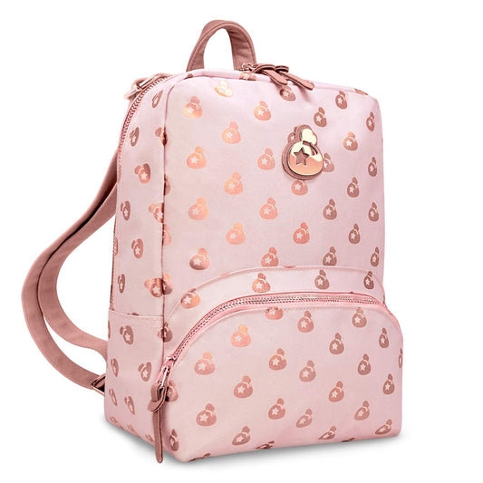Controller Gear Animal Crossing Small Backpack - Rose Gold, 11.5x9x5.25 inches, Model BANIXXMPN-0MABL, Travel Bag for Console & Accessories
