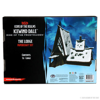 WizKids D&D Icons of the Realms Icewind Dale Papercraft Set - 6 x 11 x 2 inches - Multicolor - Model WZK96048