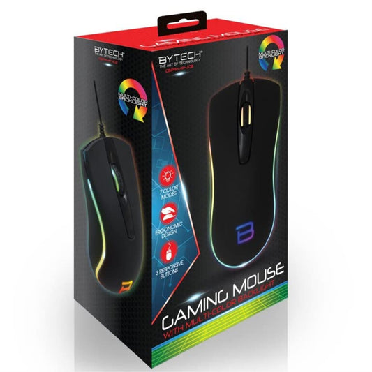 Bytech BYMSWR107BK 3D Light UP Gaming Mouse  Black