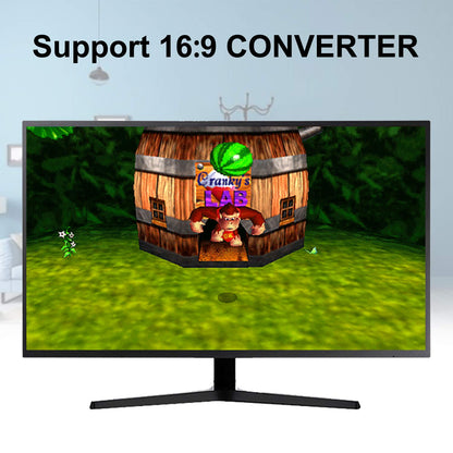 ZUZONG HDMI Cable for N64 - 16:9/4:3 Conversion, N64 to HDMI Converter Adapter, Compatible with Gamecube/SNES