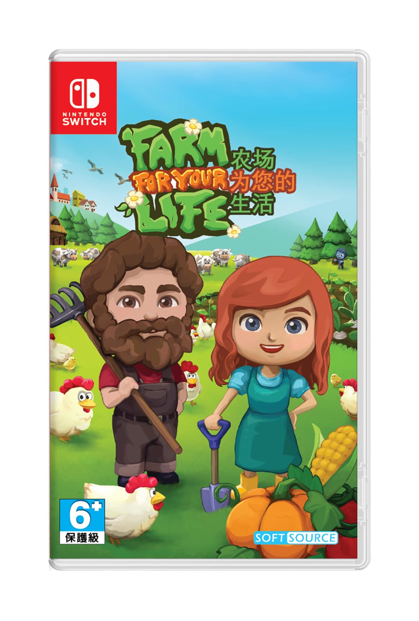 Soft Source Publishing Farm for Your Life - Nintendo Switch (Model HAC-P-A24XE) - Non-US Version