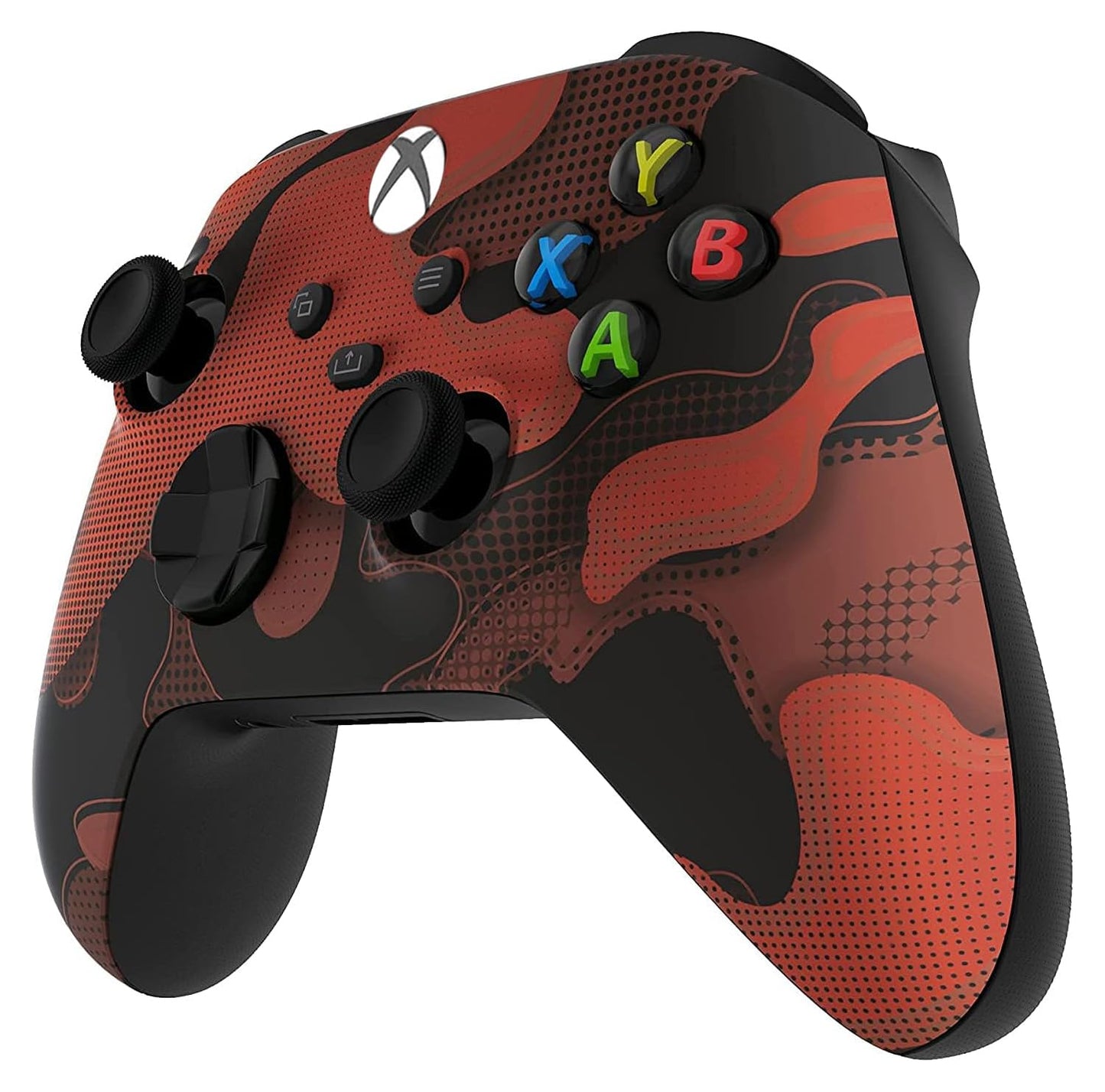 Custom Controllerzz Wireless Controller for Xbox Series X/S & One - Soft Touch - X/S Red Camo