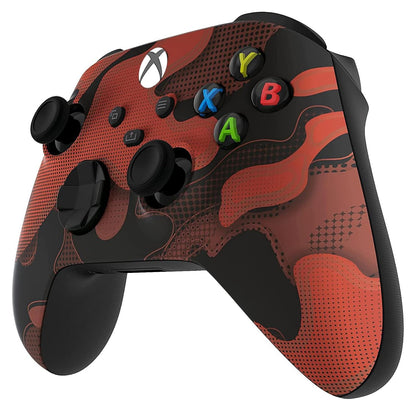 Custom Controllerzz Wireless Controller for Xbox Series X/S & One - Soft Touch - X/S Red Camo