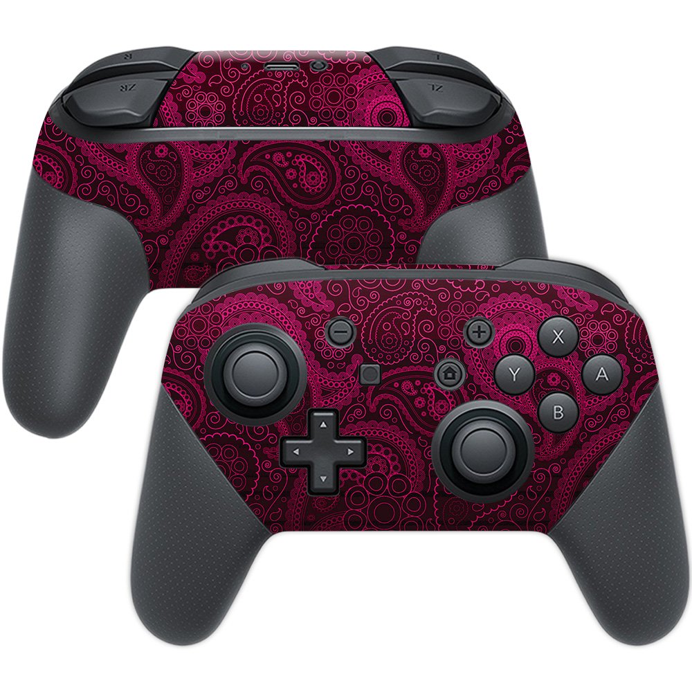 MIGHTY SKINS Nintendo Switch Pro Controller Skin - Paisley Vinyl Decal Wrap, Durable & Easy to Apply, Model NISWPCOI-Paisley