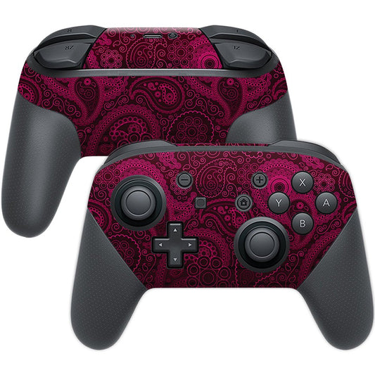 MIGHTY SKINS Nintendo Switch Pro Controller Skin - Paisley Vinyl Decal Wrap, Durable & Easy to Apply, Model NISWPCOI-Paisley