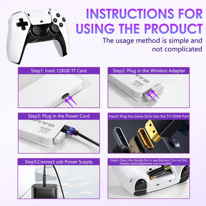 TEFELE Retro Game Console M15 - 2025 New Model, Classic Gaming Experience