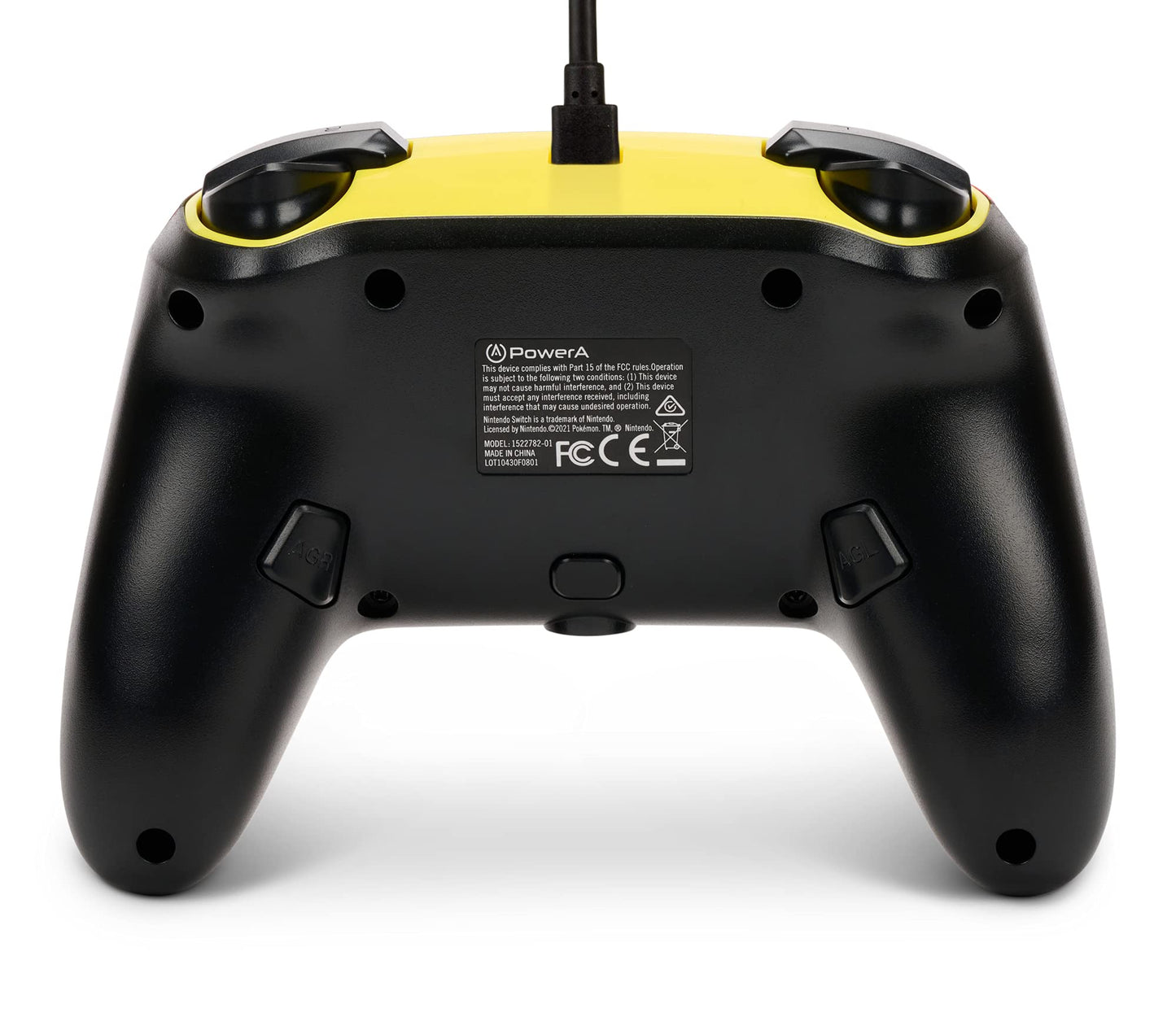 PowerA Enhanced Wired Controller for Nintendo Switch - Pikachu Arcade, Model 1522782-01