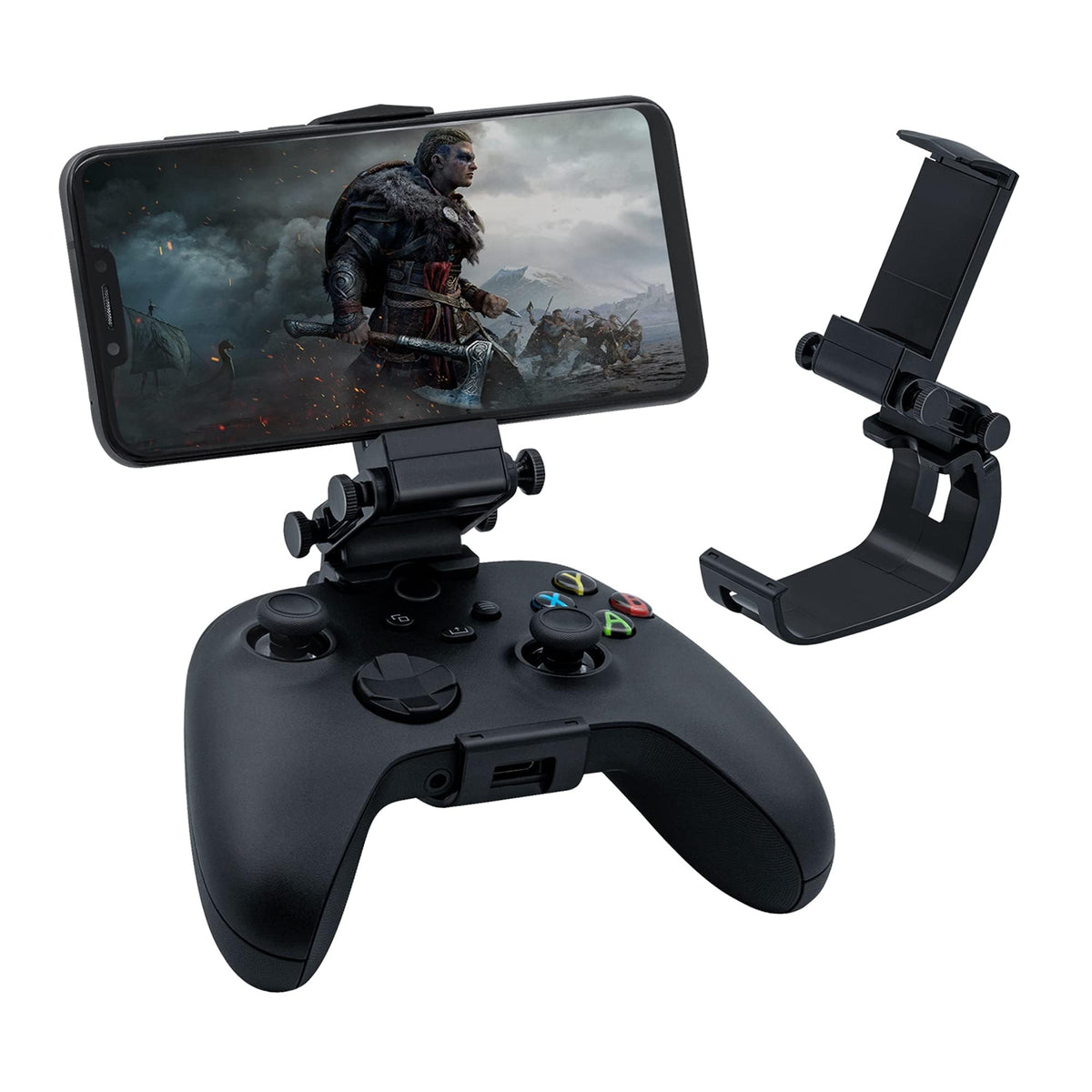 Mcbazel Mobile Gaming Clip for Xbox Series X and Xbox Series S  Adjustable Phone Game Holder Mount Clamp for Xbox Series X/S Wireless Controllers