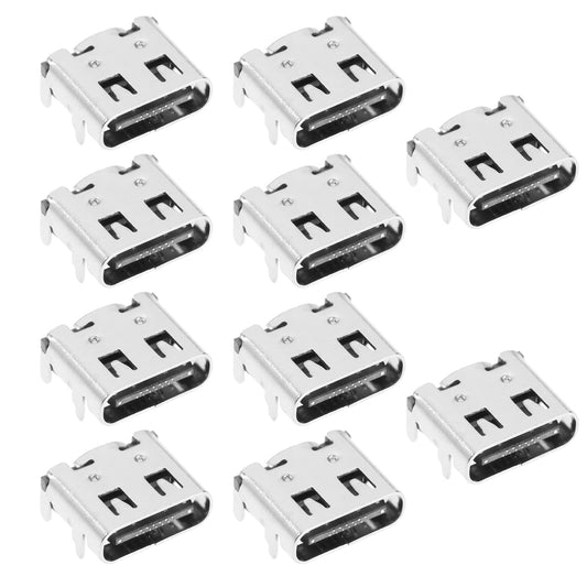 The Lord of the Tools 10PCS Type C USB Charging Port Compatible with PS5 Dual Sense Controller Game Handle Charging Plug USB C A