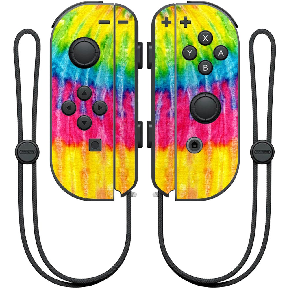 MIGHTY SKINS Joy-Con Controller Skin - Tie Dye 2 Wrap Cover Sticker, Model NIJOYCO-Tie Dye 2