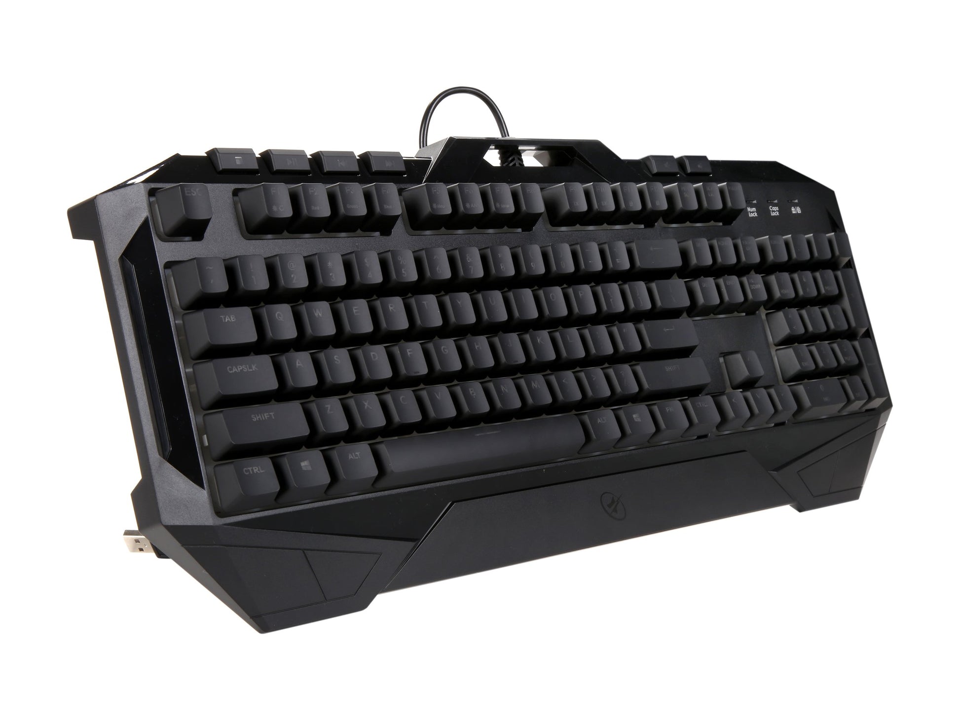 Rosewill Fusion C40 Keyboard Mouse, 7 Colors Backlit RGB LED Gaming Keyboard, Membrane Style Mechanical Feel Keyboard Adjustable