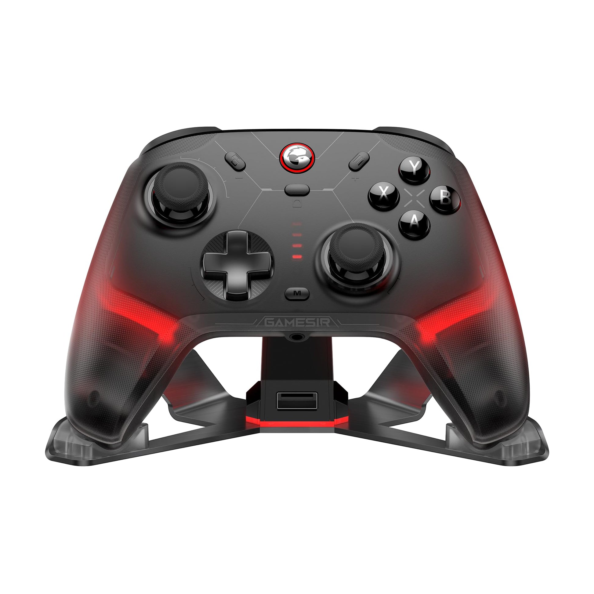 GameSir Cyclone 2 Wireless Controller - 1000Hz Polling Rate  TMR Joysticks  Hall/Micro 2-in-1 Triggers for PC/Switch/Switch 2/Android/iOS  PC Gaming Controller with Charging Dock (Black)