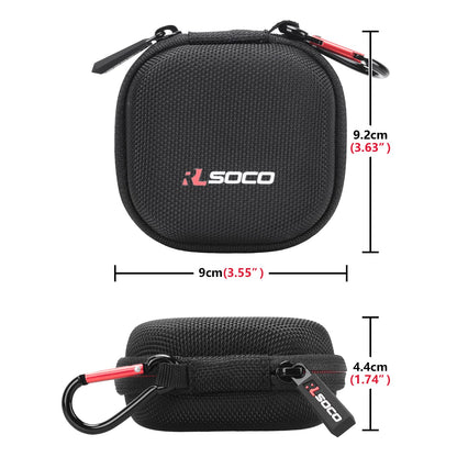 RLSOCO Carrying Case for Pokemon GO Plus - Black, Model RL-pokeplus1, Durable Protection for Gaming Accessories