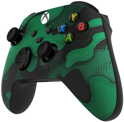 Custom Controllerzz Wireless Controller for Xbox Series X/S & One - Soft Touch, X/S Green Camo