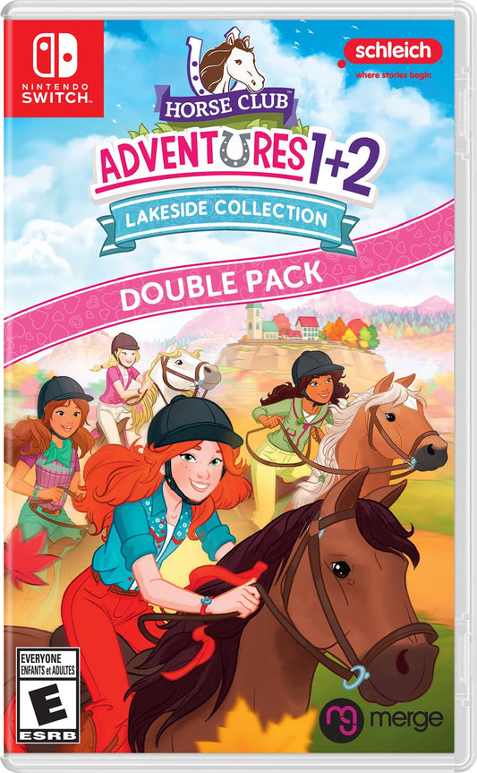 Maximum Entertainment Horse Club Adventures 1+2 Lakeside Collection for Nintendo Switch - Model HCA1+2-NSW-USA