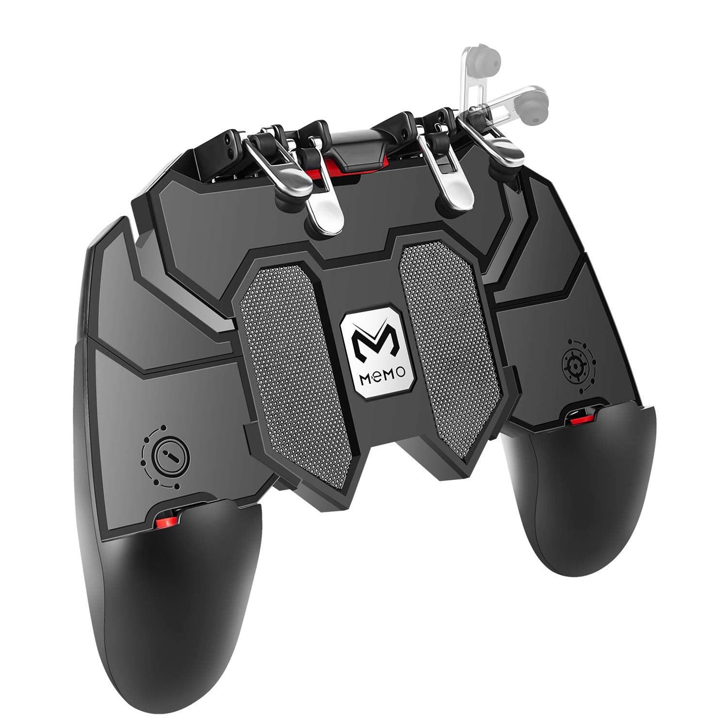 DELAM Mobile Game Controller for iPhone & Android  Pubg Mobile Controller Phone Triggers for Gaming  Gaming Grip Joystick Gamepad Shoot Aim Keys for 4.7-6.5 Phone