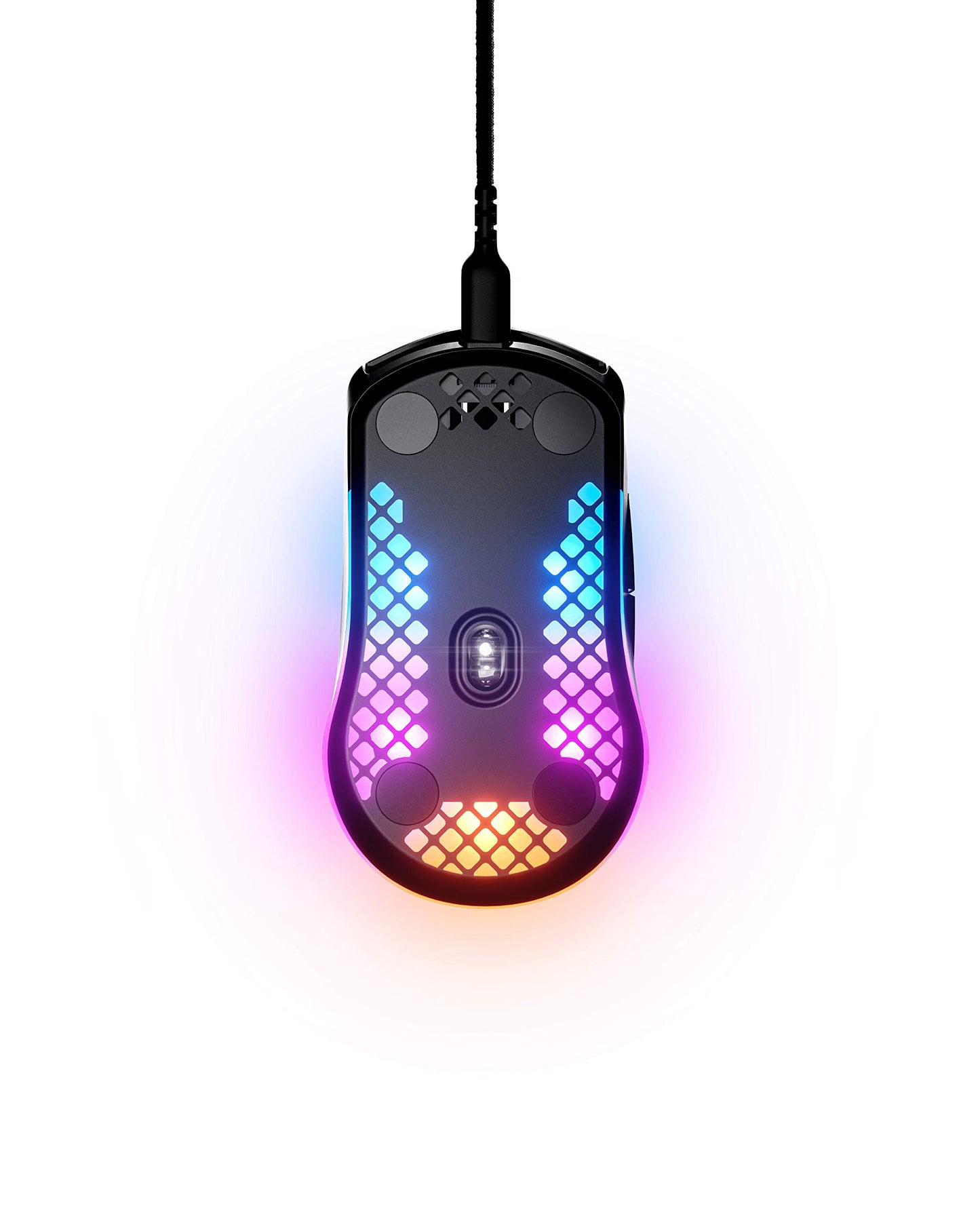 SteelSeries Aerox 3 Super Light Gaming Mouse - 8,500 CPI Optical Sensor - Wired - Black - Model 62599 - Ultra-lightweight Design