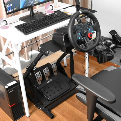 Anman Racing Wheel Stand for Logitech/Thrustmaster/PC - Upgrade Stability - Model 31HJQBZDZJ - STAND