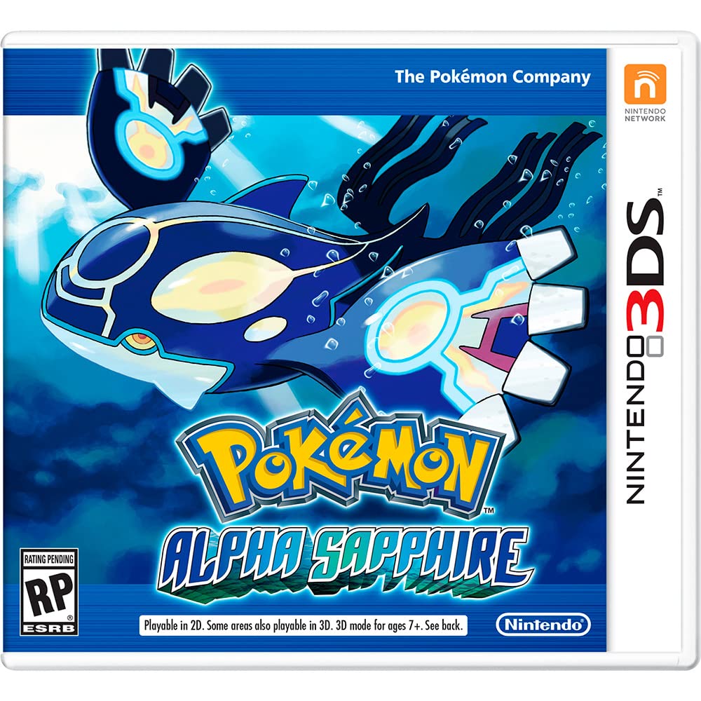 Nintendo Pokémon Alpha Sapphire - Nintendo 3DS Game, Multi Color, Model CTRPECLE, Metal Material