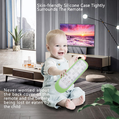 CHUNGHOP Silicone Remote Case for PS5 Media Remote - Shockproof, Washable, Glow in Dark Green