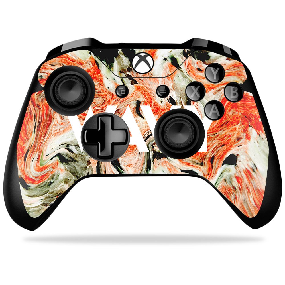 MIGHTY SKINS MightySkins Skin for Xbox One X Controller - Wavy Vinyl Decal Wrap - Durable & Easy to Apply, Remove - Model MIXBONXCO-Wavy